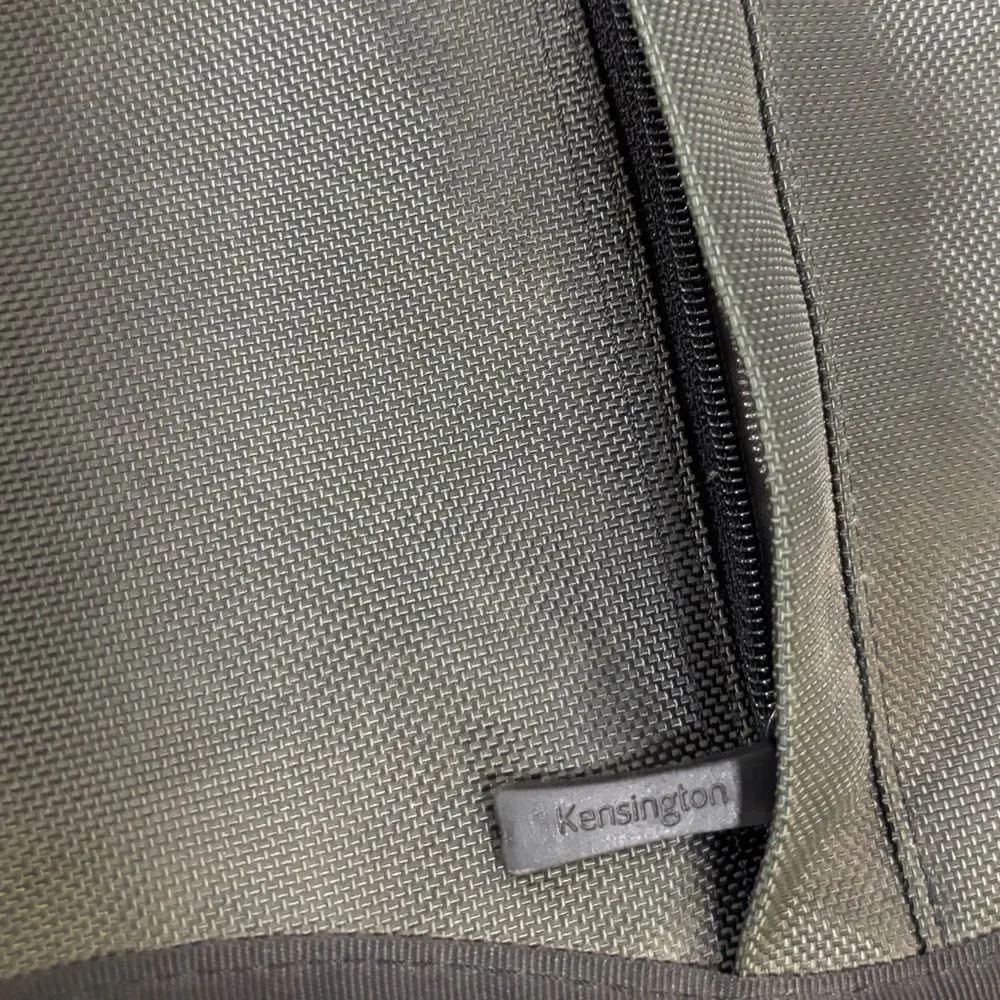 Kensington Saddle Pro Khaki Green Laptop Convertible Backpack Messenger Bag